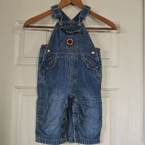 Baby GAP Vintage 2005 Infant Blue Denim Overalls Size 12-18months